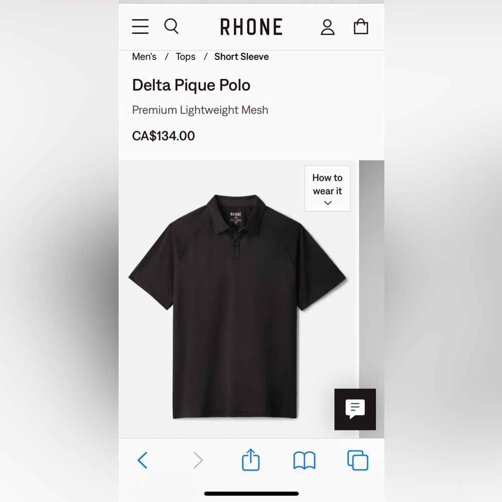 Rhone Delta Pique Polo